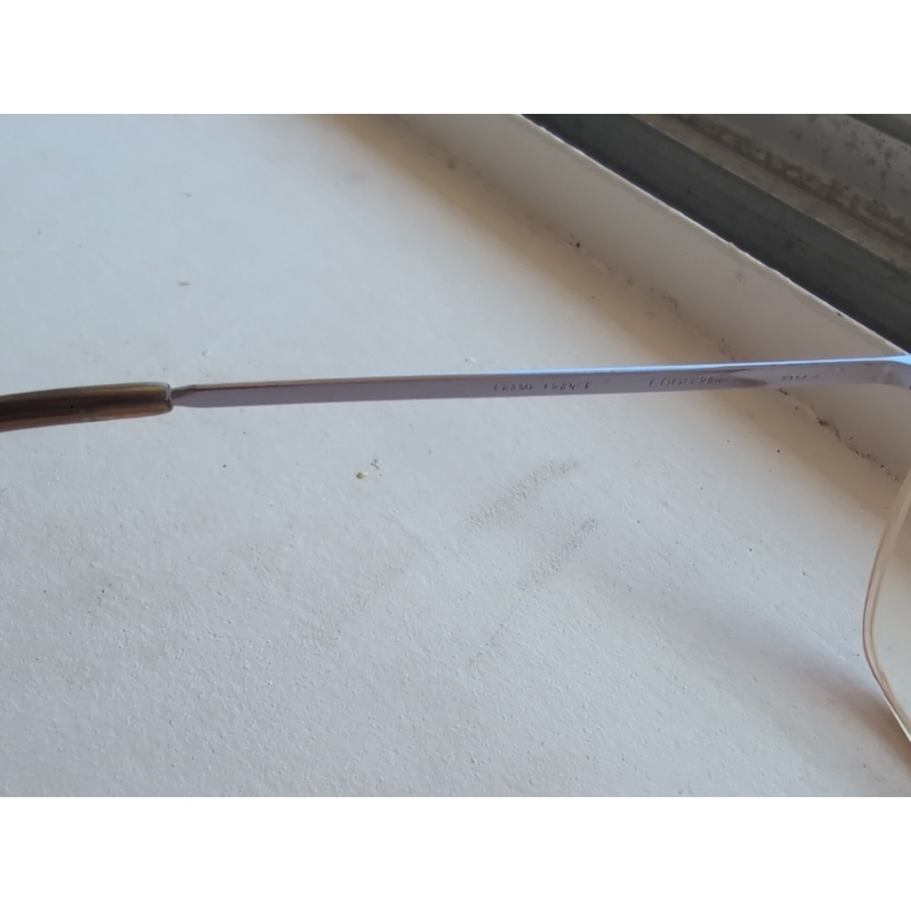 Vintage Logo Paris Eyeglasses Frames Mod 110 Silver Tone Half Rim 53-16 135 - Picture 12 of 16